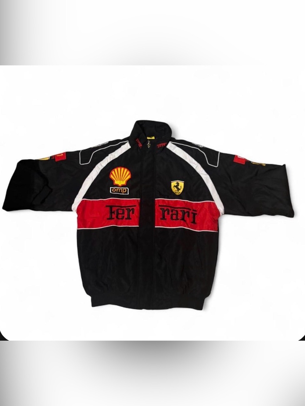 🏎️Ferrari F1 Black Red Racing Jacket XL